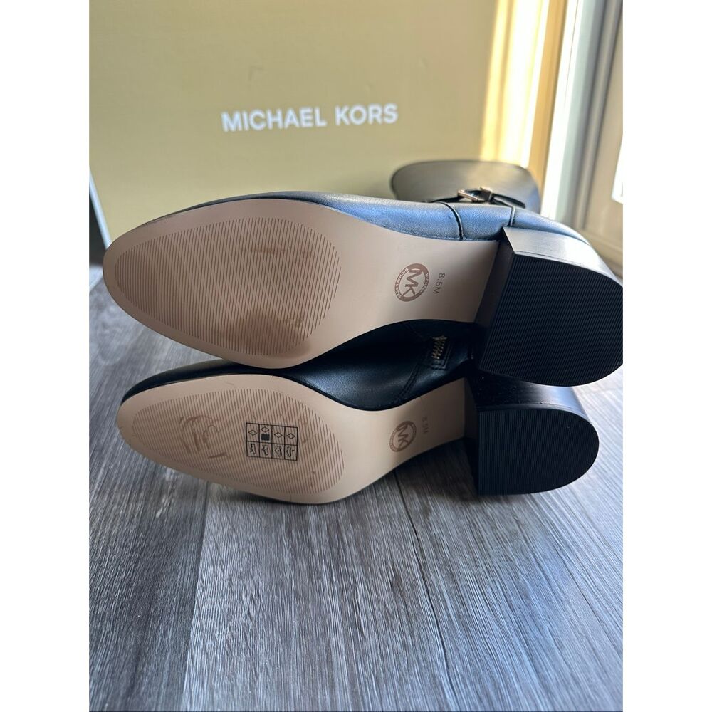 MICHAEL KORS Ella Block Heel Boot In Black US 8.5 $345 - Picture 11 of 13